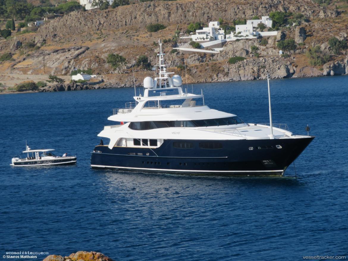 Mischief-1 - Yacht vessel registered in Cook Islands
