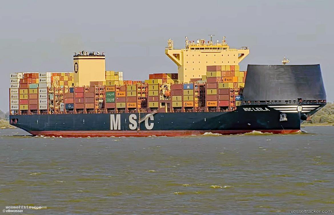 Msc-Leila - Container Ship vessel registered in Liberia