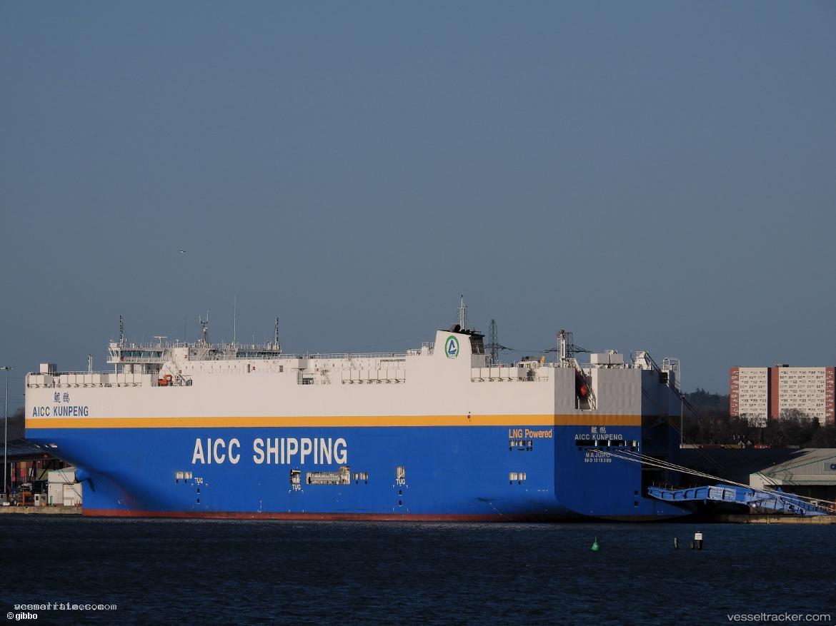 Aicc-Kunpeng - Vehicles Carrier vessel registered in Marshall Islands