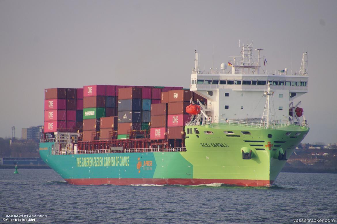 Eco-Ghibli - Container Ship vessel registered in France