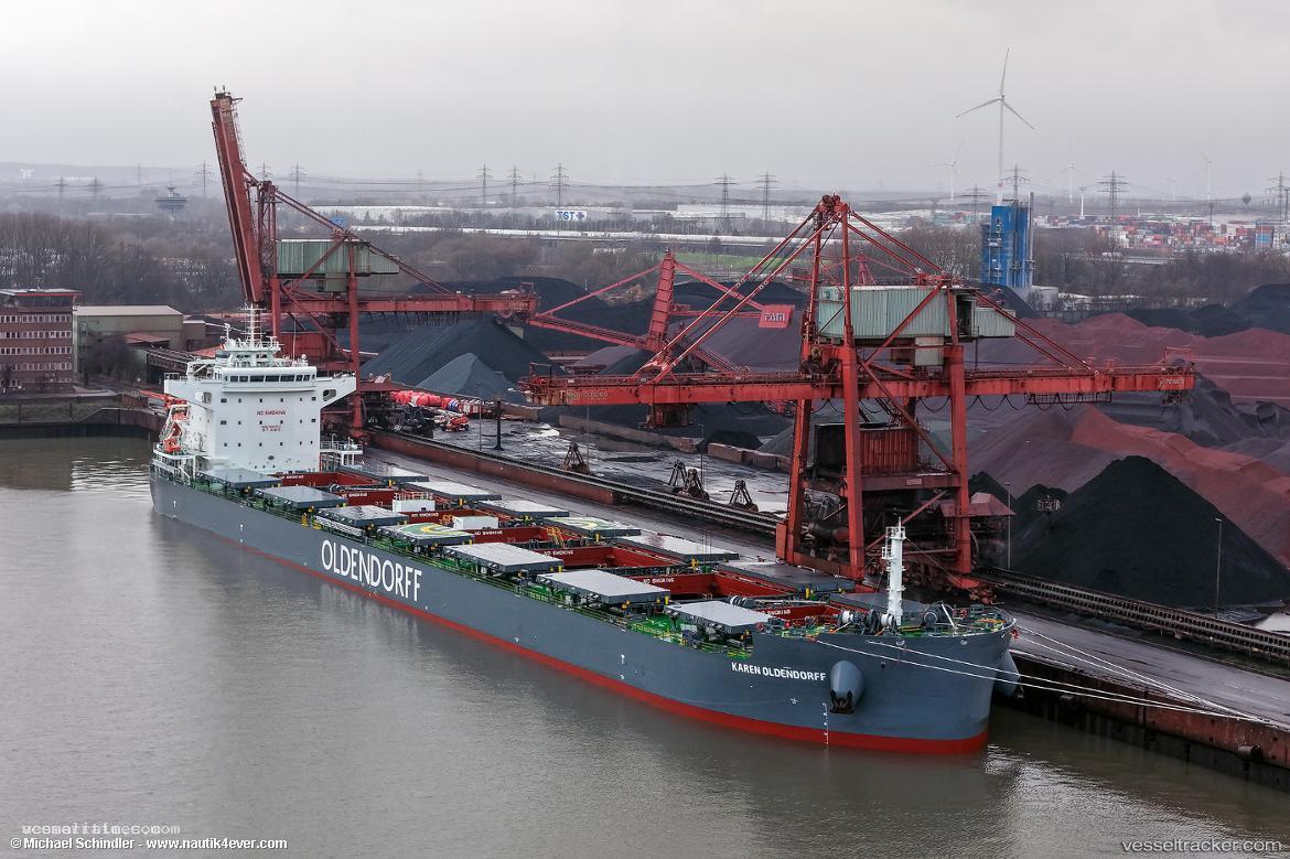 Karen-Oldendorff - Bulk Carrier vessel registered in Liberia