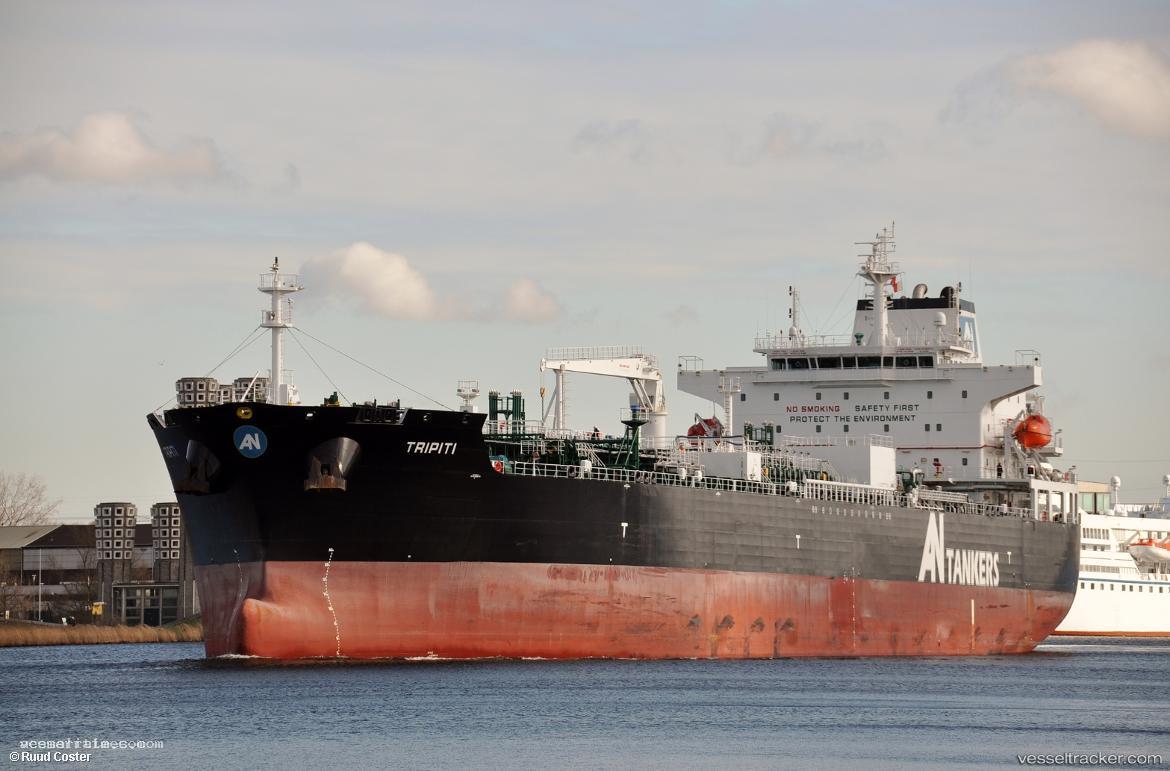 Tripiti - Chemical Oil Products Tanker vessel registered in Liberia