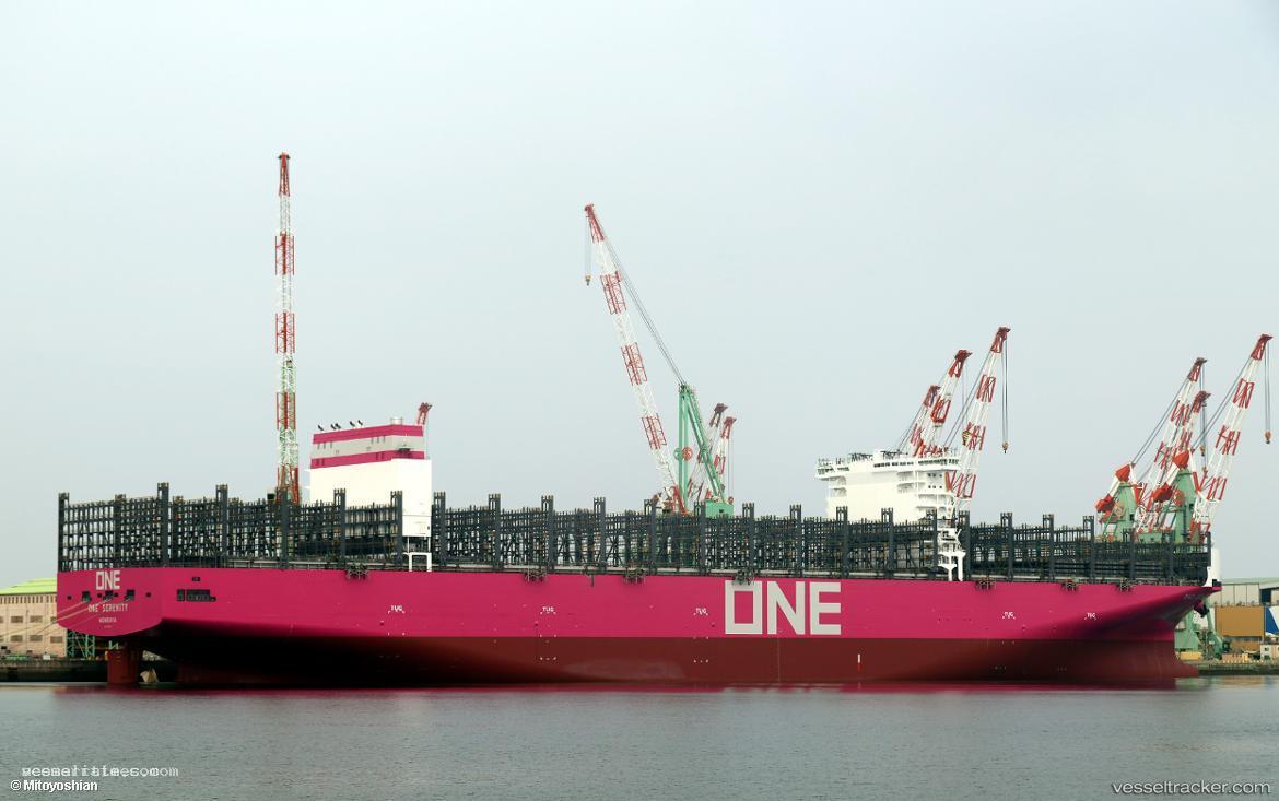 One-Serenity - Container Ship vessel registered in Liberia