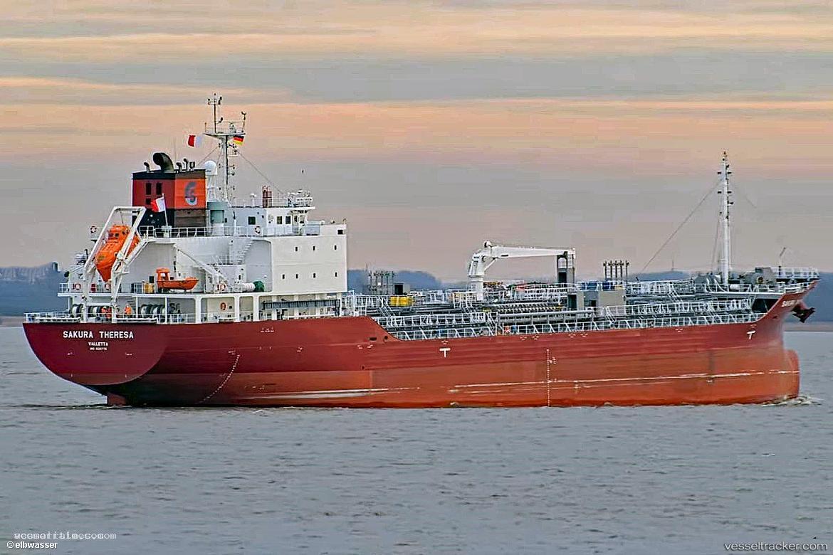 Sakura-Theresa - Chemical Oil Products Tanker vessel registered in Malta