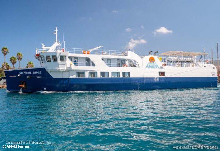 Olympios-Ermis - Passenger Ro Ro Cargo Ship vessel registered in Greece