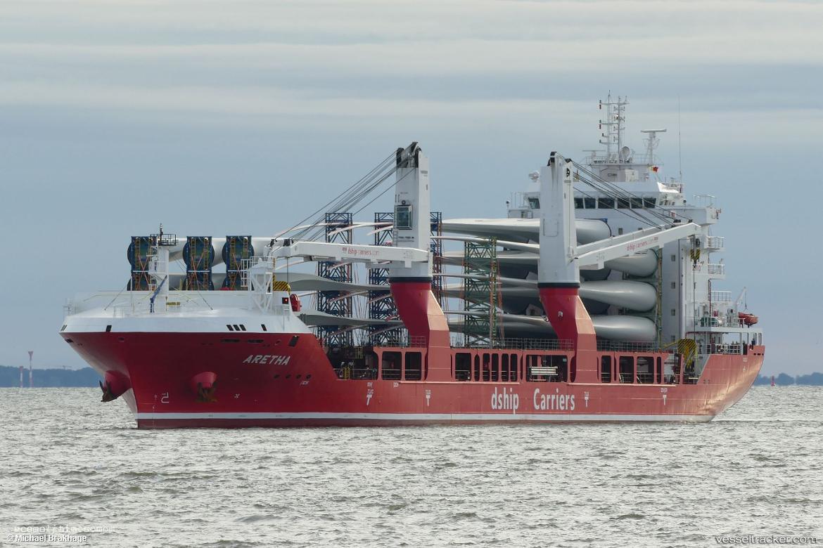 Aretha - Multi Purpose Carrier vessel registered in Portugal