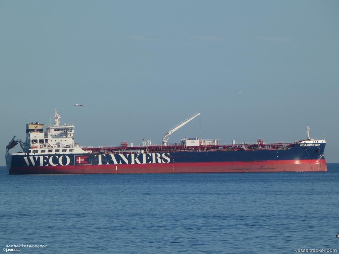 Weco-Memphis-Belle - Chemical Oil Products Tanker vessel registered in Marshall Islands