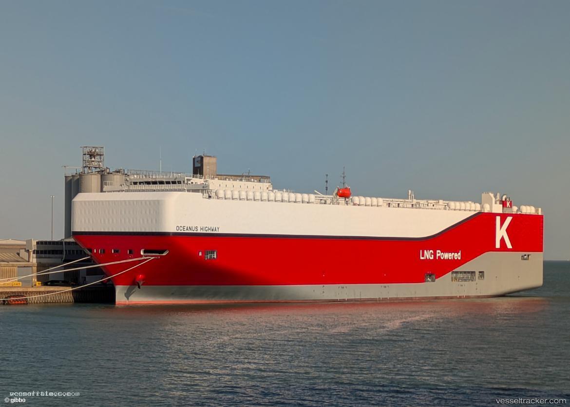 Oceanus-Highway - Vehicles Carrier vessel registered in Japan