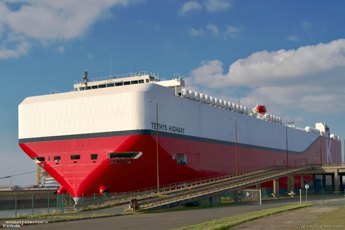 Tethys-Highway - Vehicles Carrier vessel registered in Japan