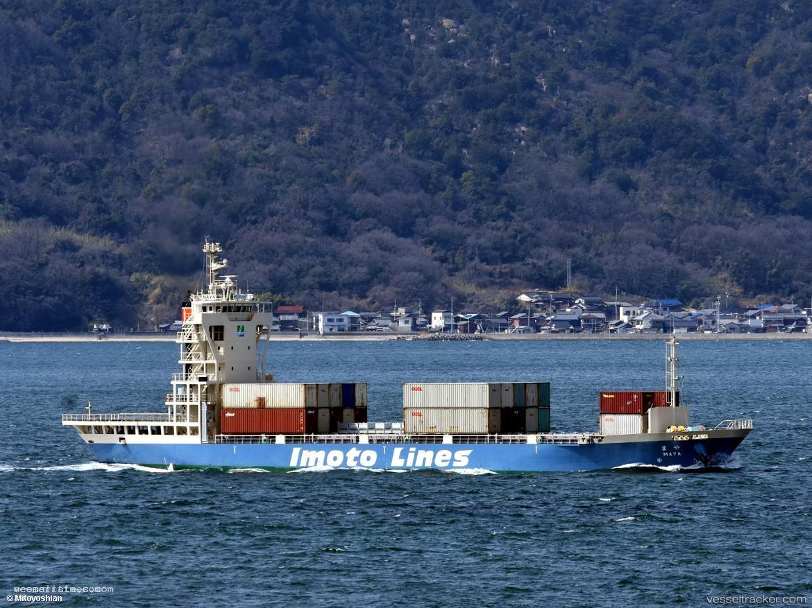 Maya - Container Ship vessel registered in Japan