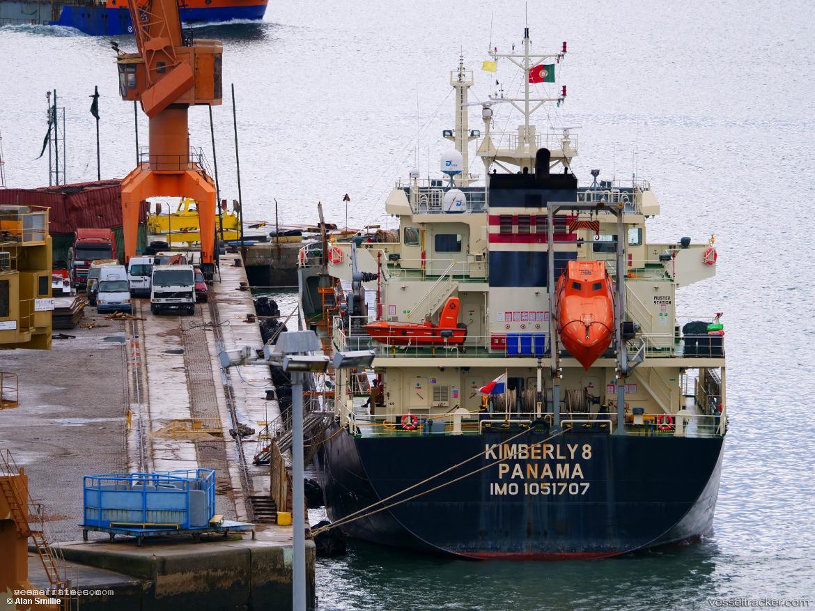 Kimberly-8 - Aggregates Carrier vessel registered in Panama