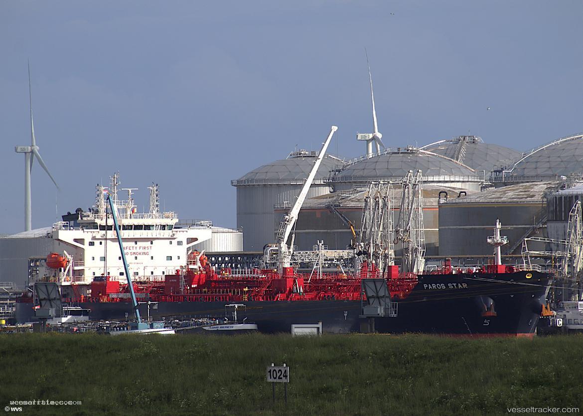 Paros-Star - Chemical Oil Products Tanker vessel registered in Marshall Islands