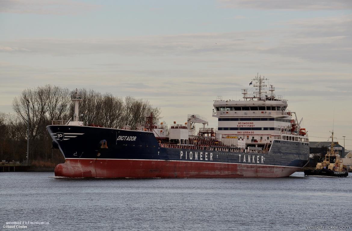 Dictador - Chemical Oil Products Tanker vessel registered in Liberia