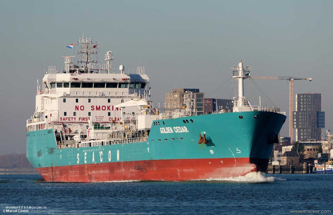 Golden-Cedar - Chemical Oil Products Tanker vessel registered in Liberia