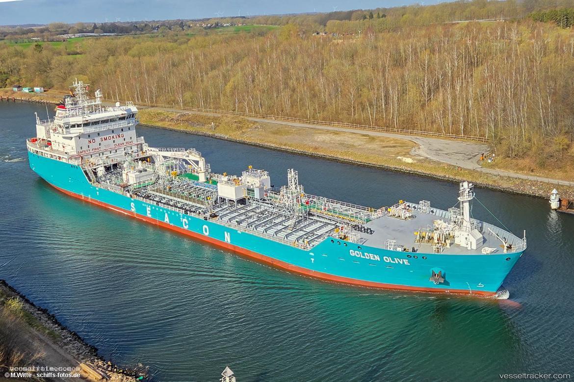 Golden-Olive - Chemical Oil Products Tanker vessel registered in Liberia