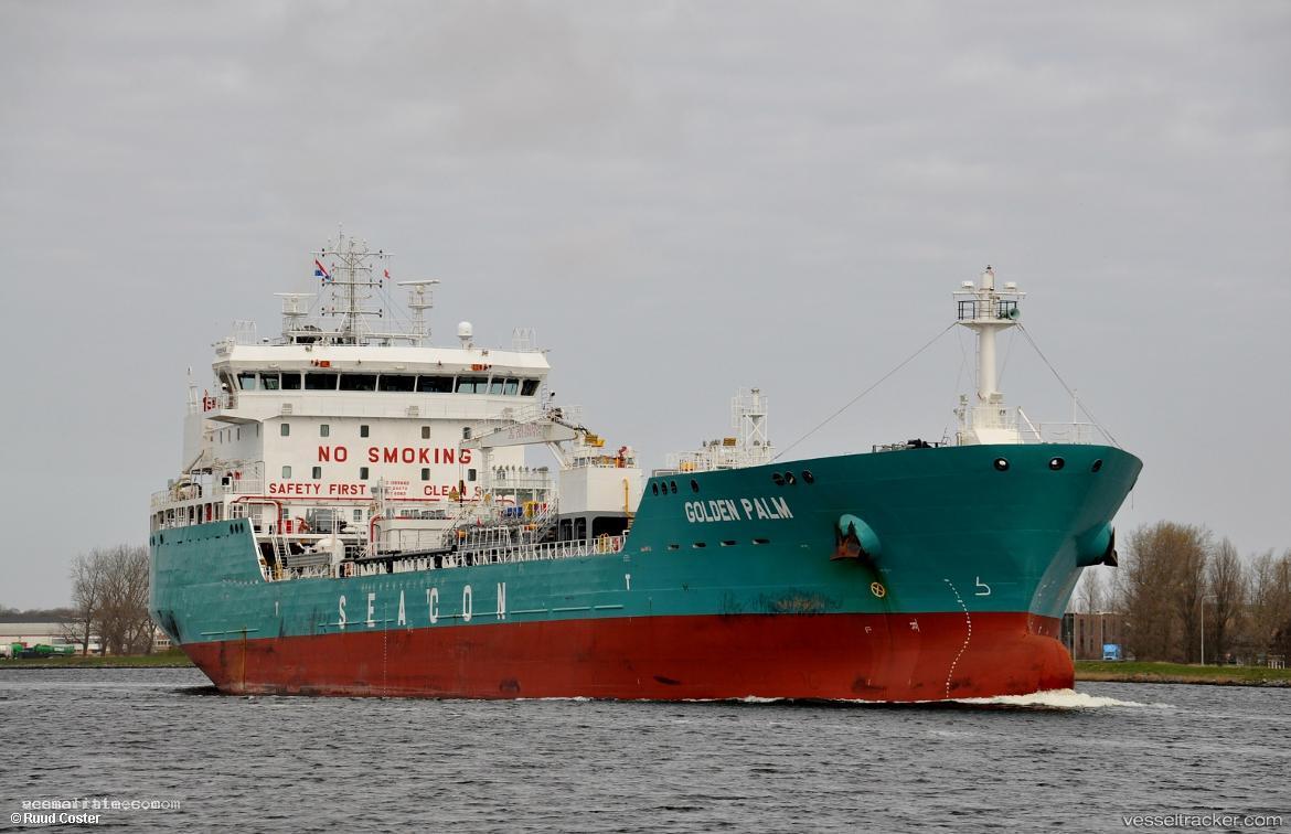Golden-Palm - Chemical Oil Products Tanker vessel registered in Liberia
