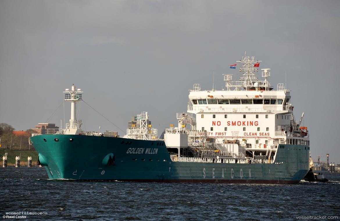 Golden-Willow - Chemical Oil Products Tanker vessel registered in Liberia