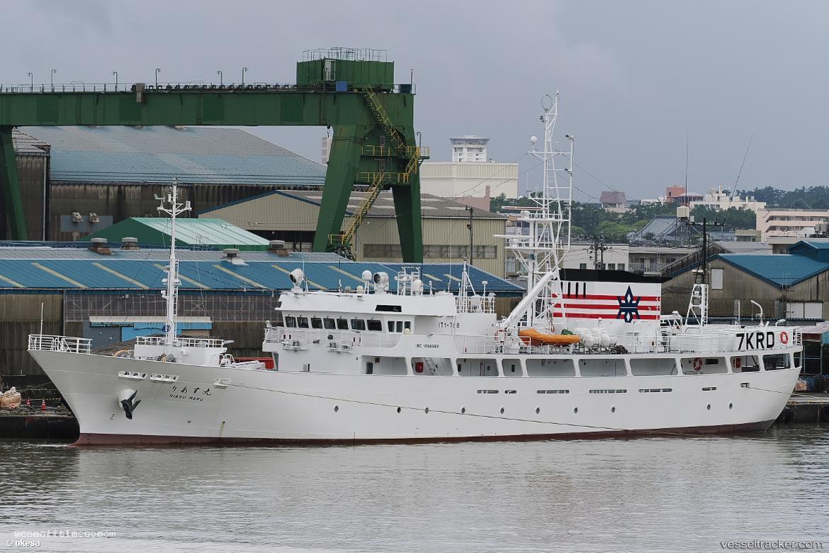 Riasu-Maru - Training Ship vessel registered in Japan