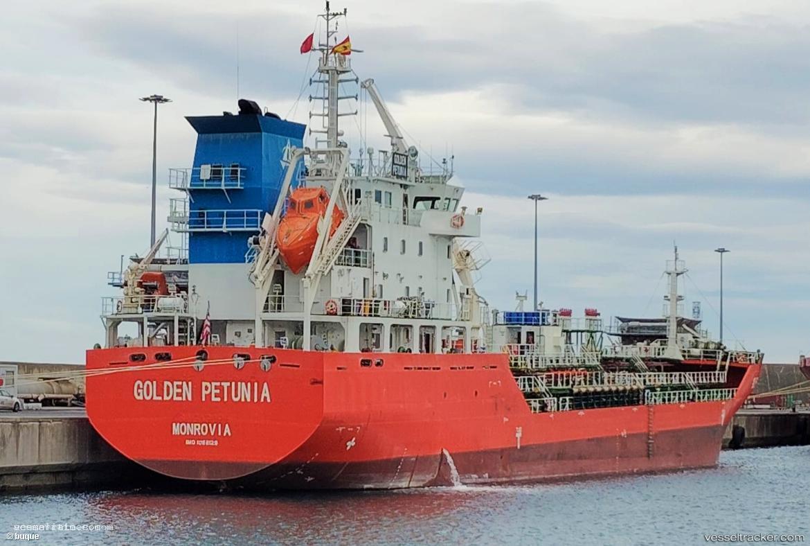Golden-Petunia - Chemical Tanker vessel registered in Portugal