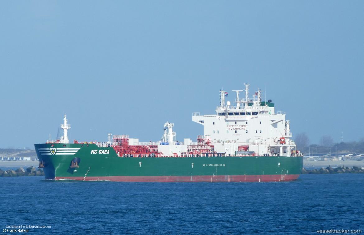 Mc-Gaea - Chemical Oil Products Tanker vessel registered in Liberia