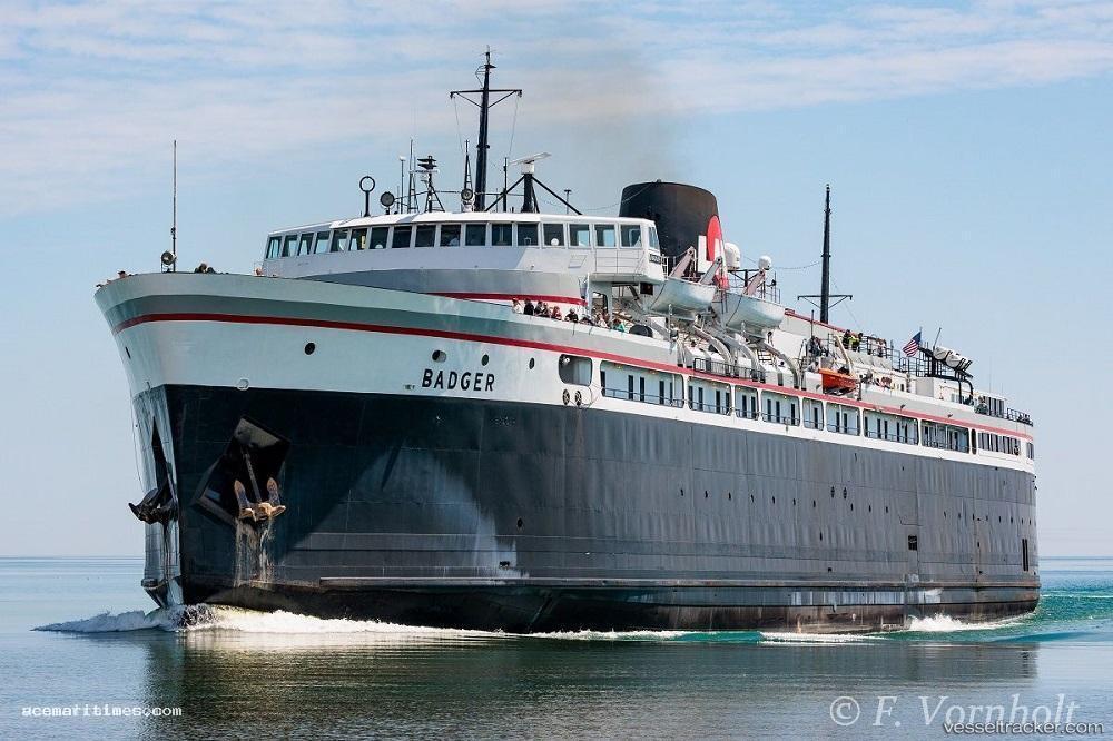 Badger - Passenger Ro Ro Cargo Ship vessel registered in United States of America