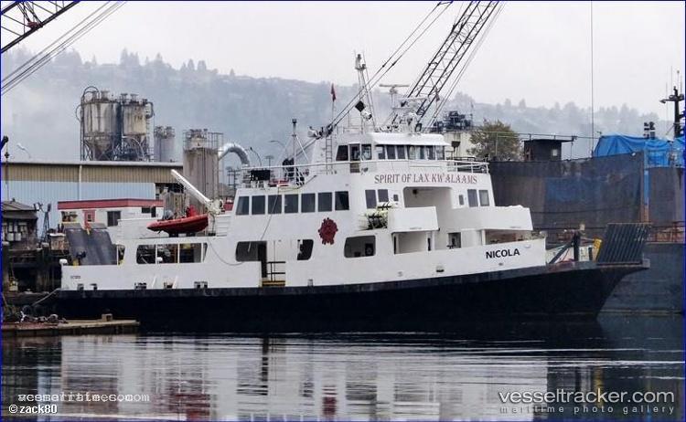 Nicola - Passenger Ro Ro Cargo Ship vessel registered in Canada