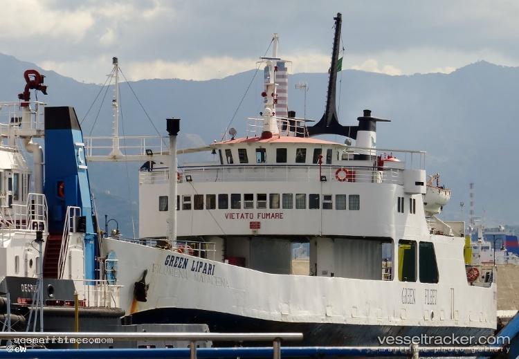 Green-Lipari - Passenger Ro Ro Cargo Ship vessel registered in Italy