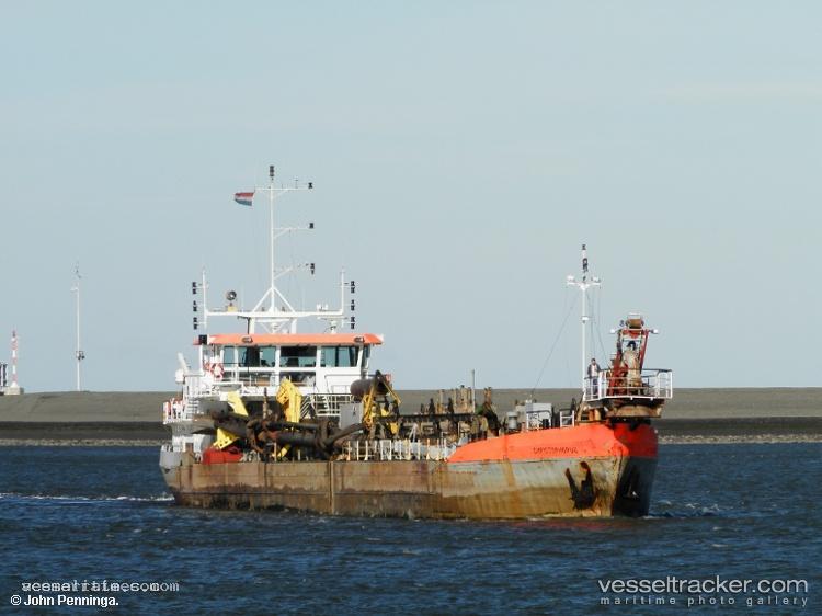 Christophorus - Hopper Dredger vessel registered in Netherlands