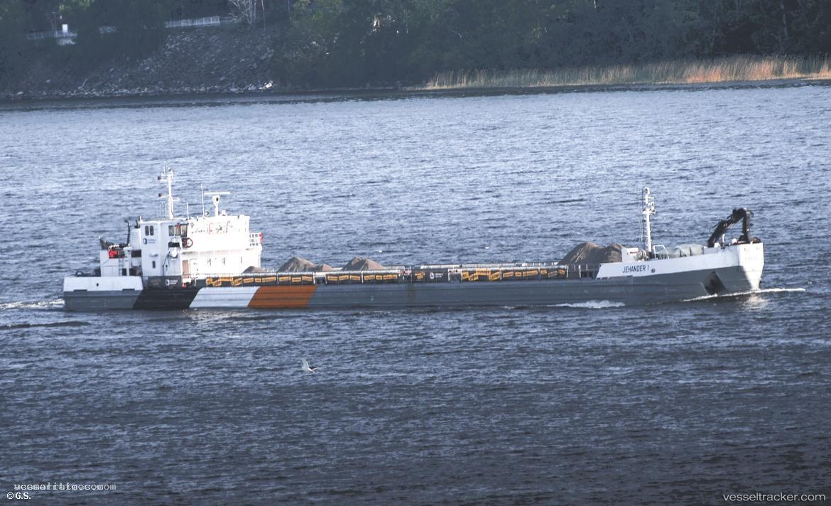 Jehander-1 - Aggregates Carrier vessel registered in Sweden