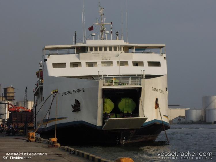 Km-Dharma-Ferry-2 - Passenger Ro Ro Cargo Ship vessel registered in Indonesia