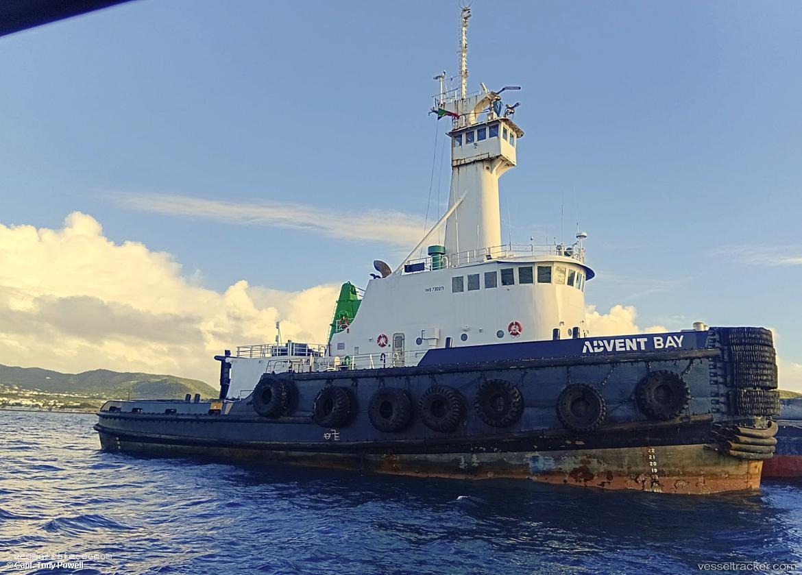 Advent-Bay - Tug vessel registered in Saint Kitts and Nevis