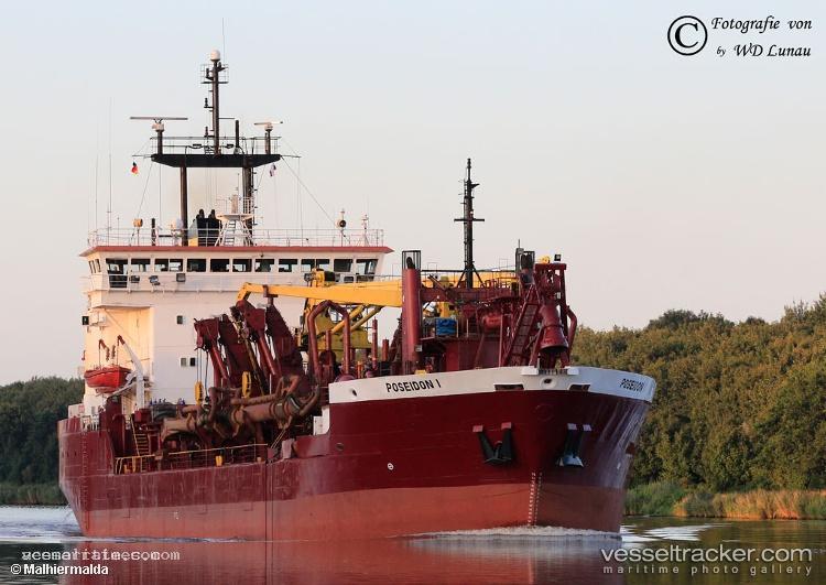 Poseidon-I - Hopper Dredger vessel registered in Saint Kitts and Nevis
