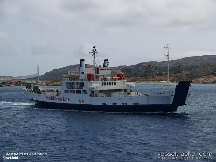 Pace - Passenger Ro Ro Cargo Ship vessel registered in Italy