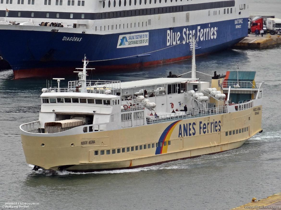 Nissos-Aegina - Passenger Ro Ro Cargo Ship vessel registered in Greece