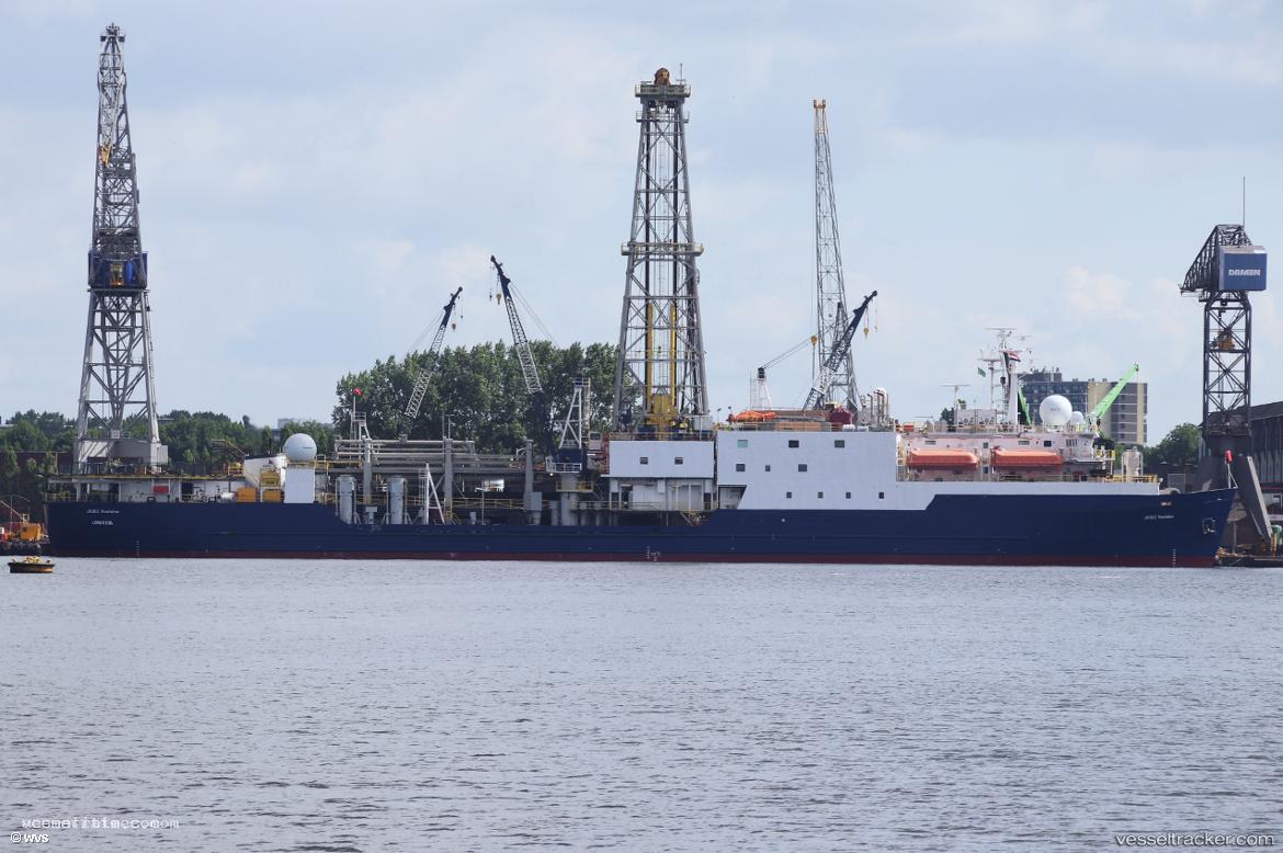 Joides-Resolution - Drilling Ship vessel registered in Cyprus