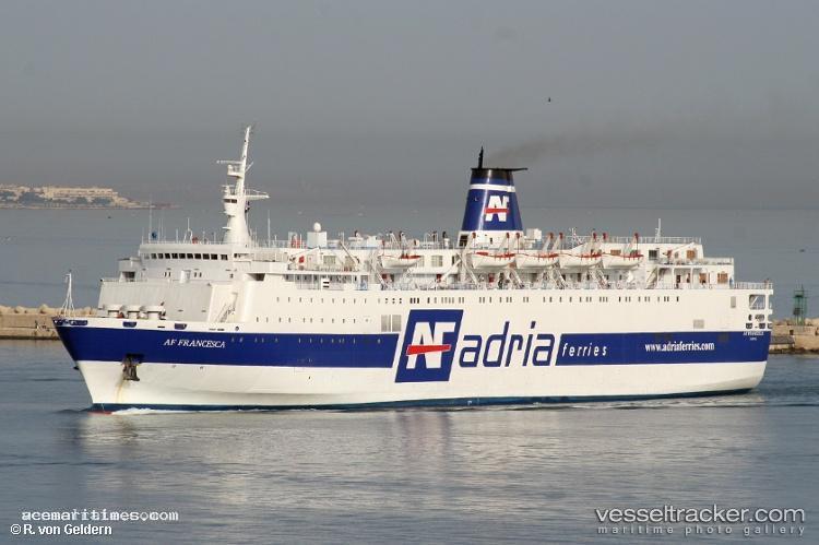 Af-Francesca - Passenger Ro Ro Cargo Ship vessel registered in Italy