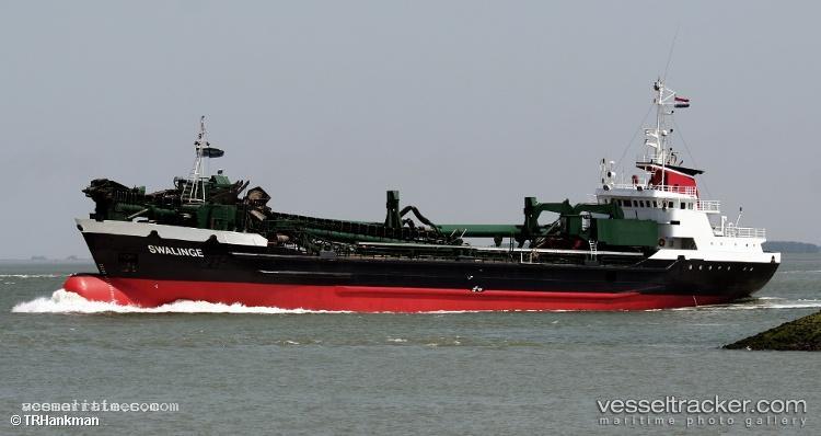 Swalinge - Hopper Dredger vessel registered in Netherlands