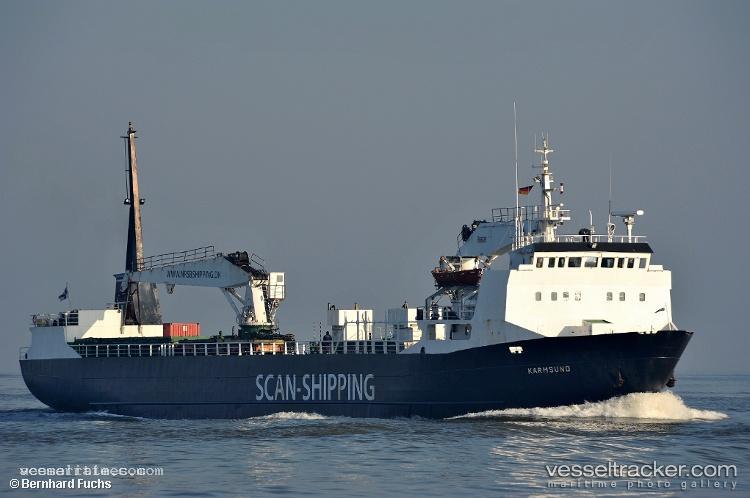 Karmsund - Palletized Cargo Ship vessel registered in Denmark