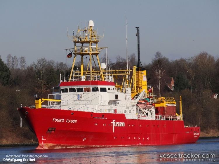 Fugro-Gauss - Research Vessel vessel registered in Gibraltar