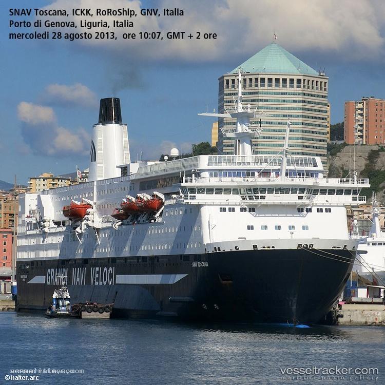 Gnv-Azzurra - Passenger Ro Ro Cargo Ship vessel registered in Italy