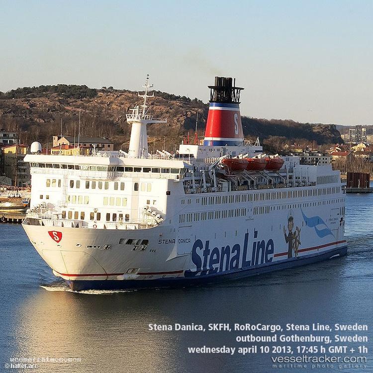 Stena-Danica - Passenger Ro Ro Cargo Ship vessel registered in Sweden