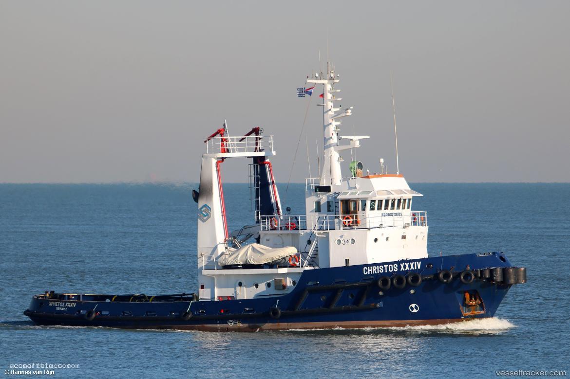 Christos-Xxxiv - Tug vessel registered in Saint Vincent and the Grenadines