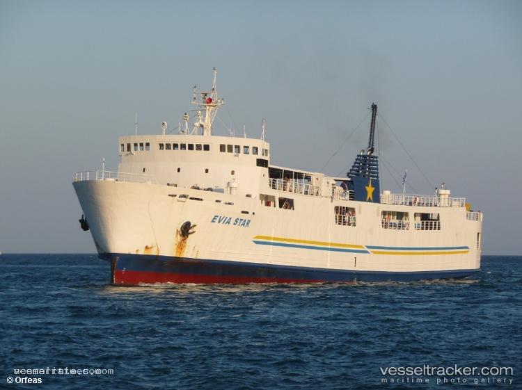 Evia-Star - Passenger Ro Ro Cargo Ship vessel registered in Greece