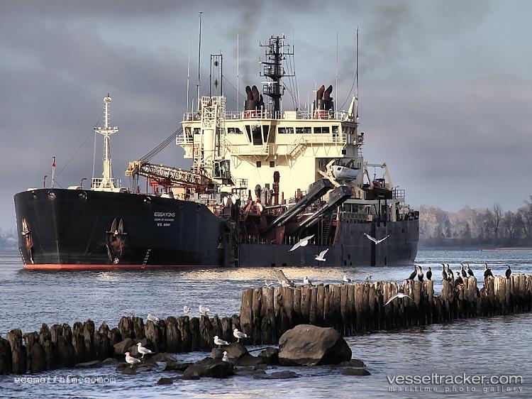 Essayons - Hopper Dredger vessel registered in United States of America