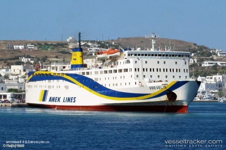 Prevelis - Passenger Ro Ro Cargo Ship vessel registered in Greece