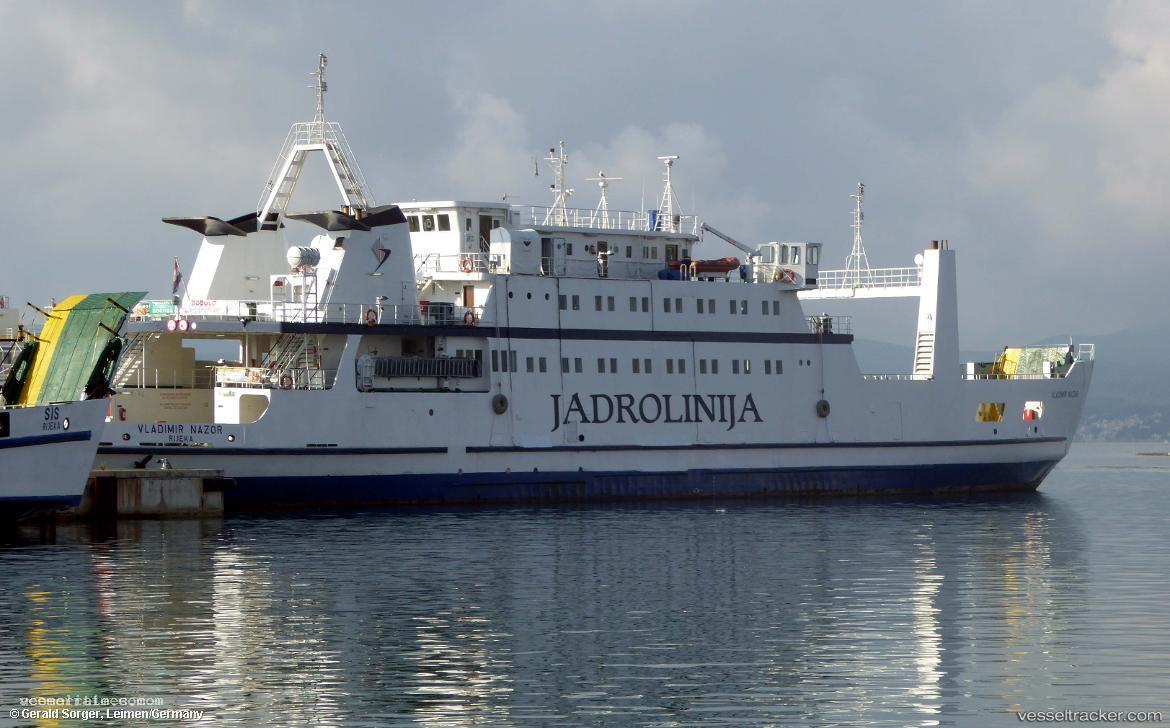 Vladimir-Nazor - Passenger Ro Ro Cargo Ship vessel registered in Croatia