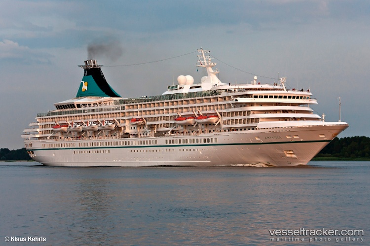 Artania - Cruise Ship vessel registered in Bahamas