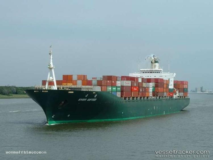 Gifted - Container Ship vessel registered in Liberia