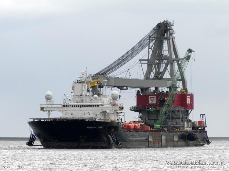 Yudin - Crane Ship vessel registered in Cyprus