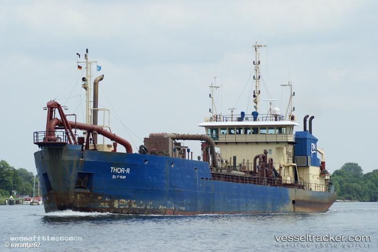 Thor-R - Hopper Dredger vessel registered in Denmark